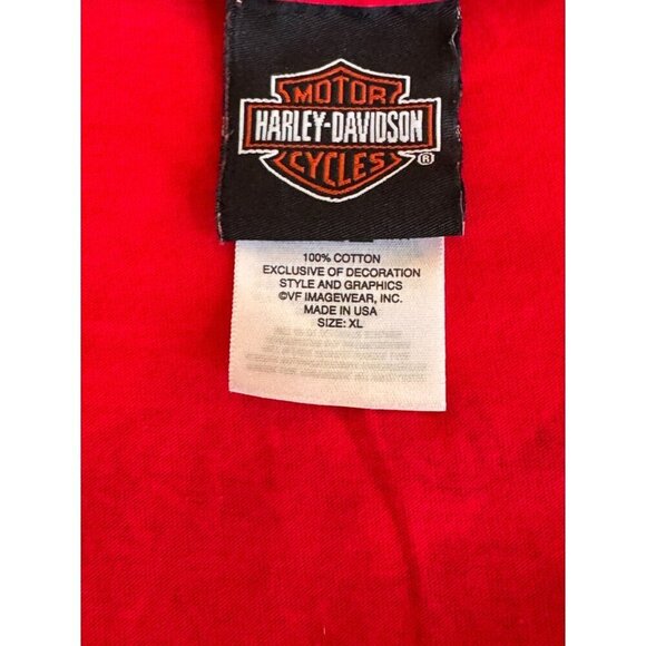 EUC Harley-Davidson Graphic V-Neck T-Shirt Lexington,KY Man O' War Made in US XL - Picture 6 of 8